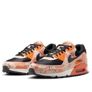 NEW Nike Air Max 90 "Camo Pack" Safety Orange IF1721-201 Men’s Size Multi